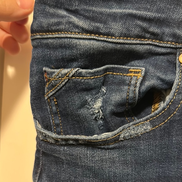 High Rise Blue Jeans with Slim Fit Plus Size - Picture 4 of 8